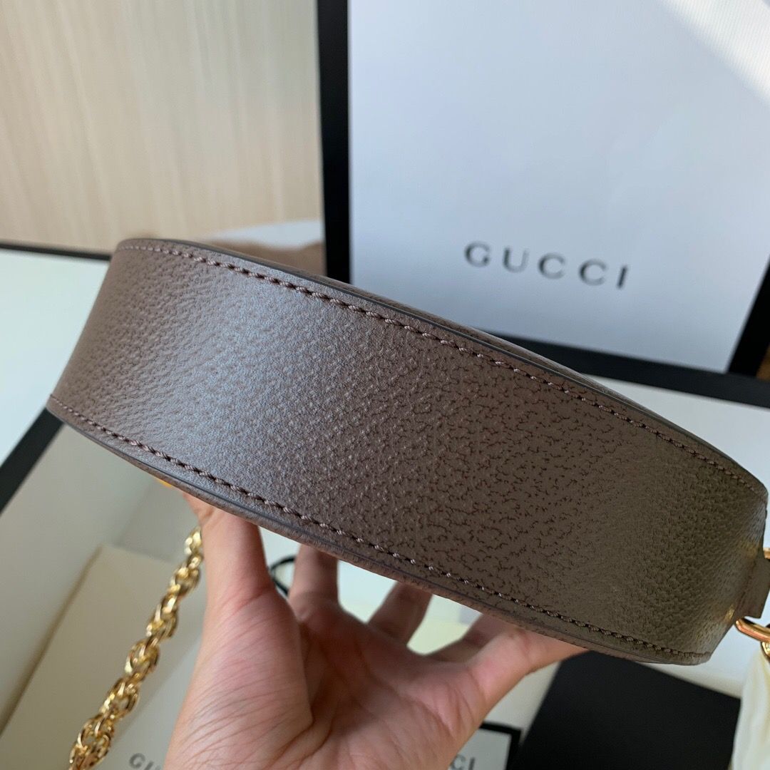 Gucci Ophidia系列圆形迷你肩背包 550618 96I3B 8745