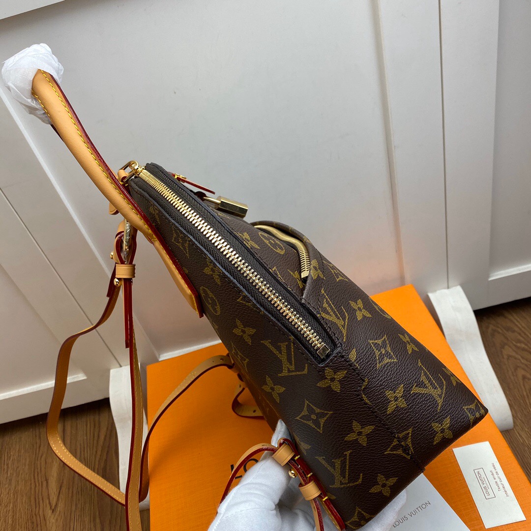 LV M44944 Monogram 帆布MOON双肩包 拉链手提包女背包