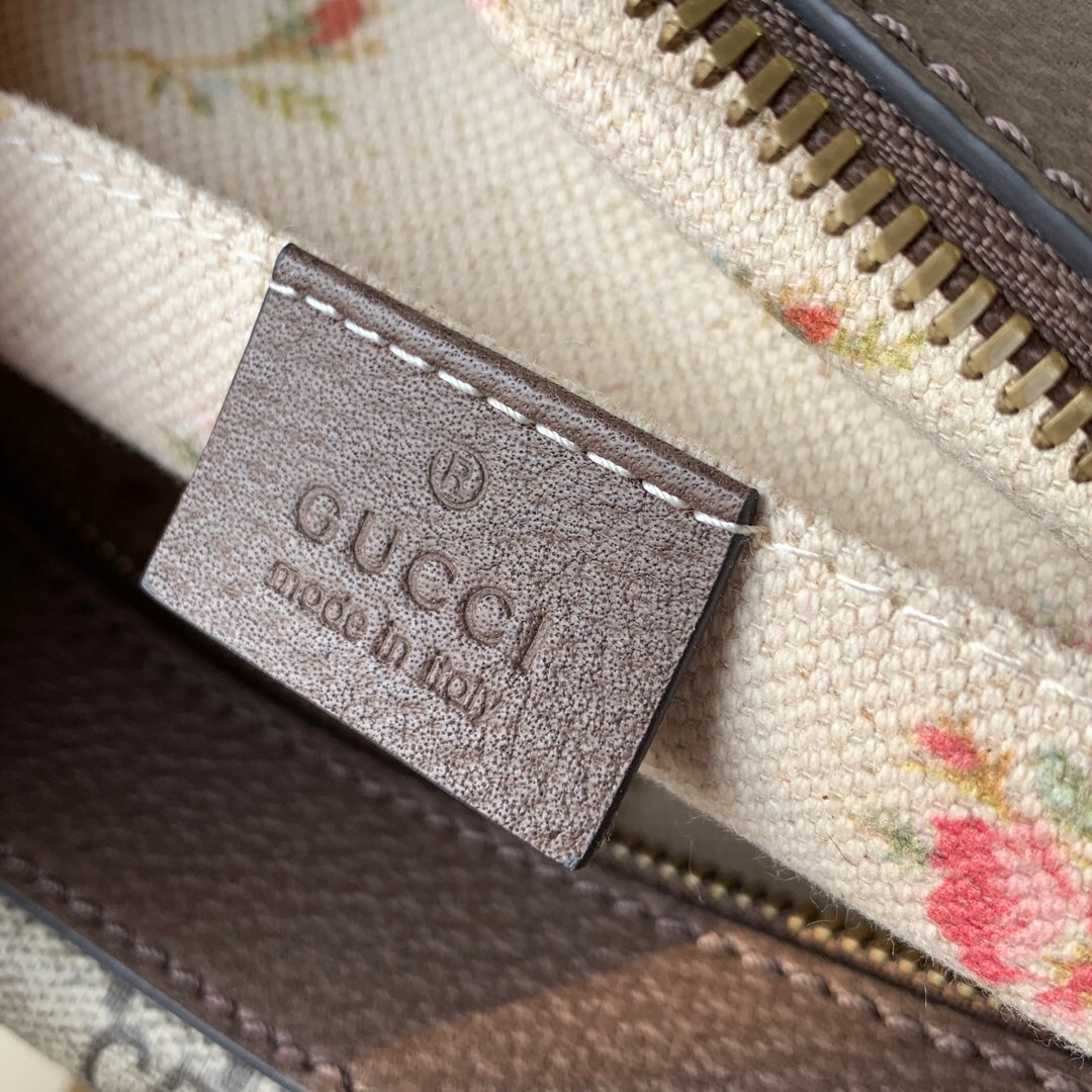 Gucci/古驰 复古风格织带条纹邮差包 476466 K9GVT 8856