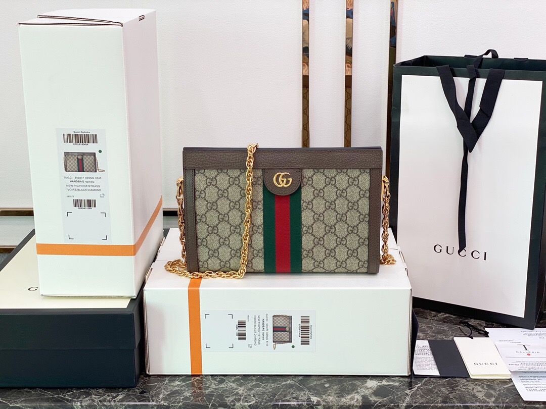 Gucci/古驰 Ophidia链条单肩包 503877 K05NG 8745