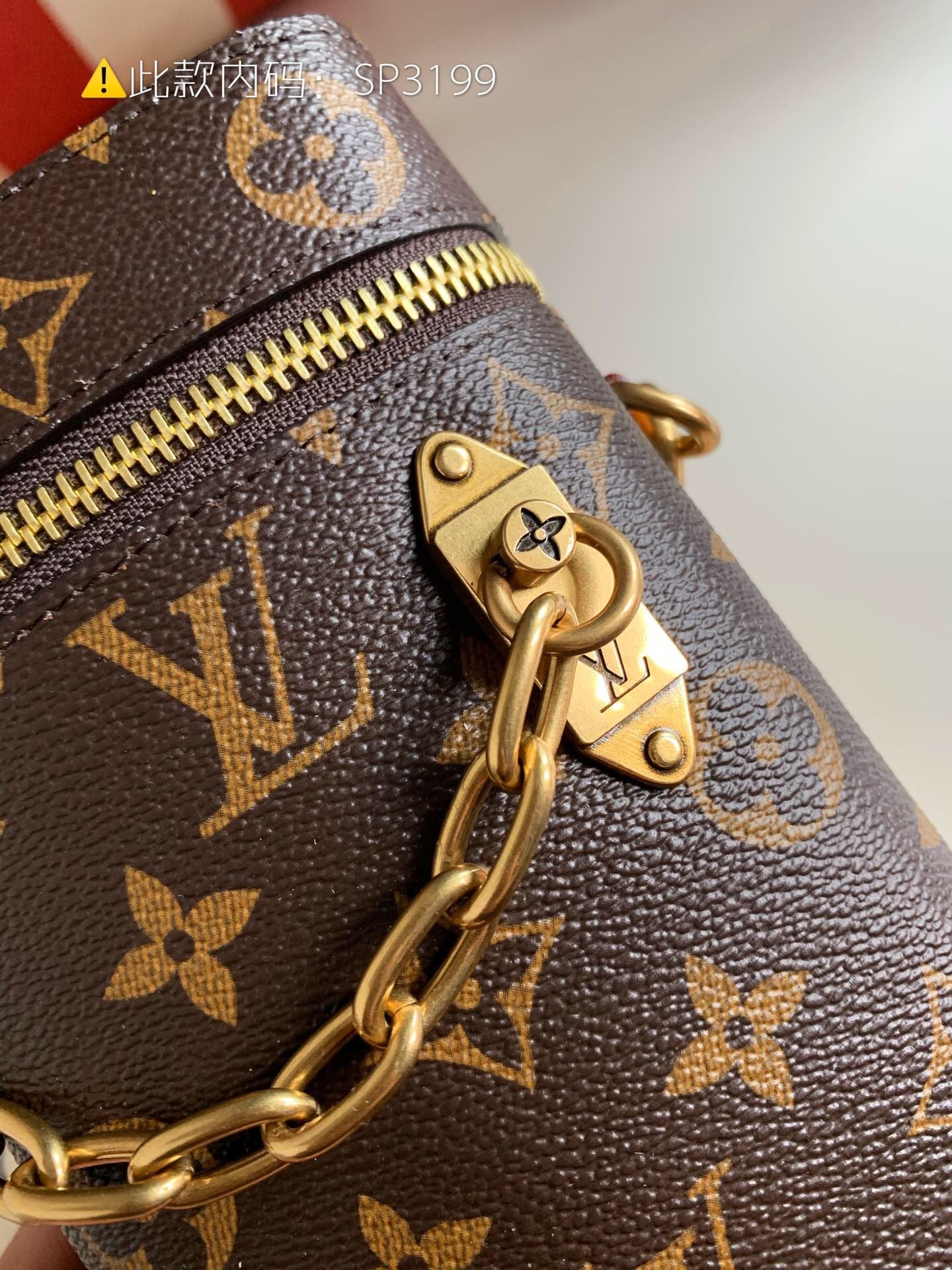 LV M44914 Phone Box手袋 老花盒子包链条斜挎手机包