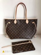 LV M40995 NEVERFULL 中号手袋老花购物袋