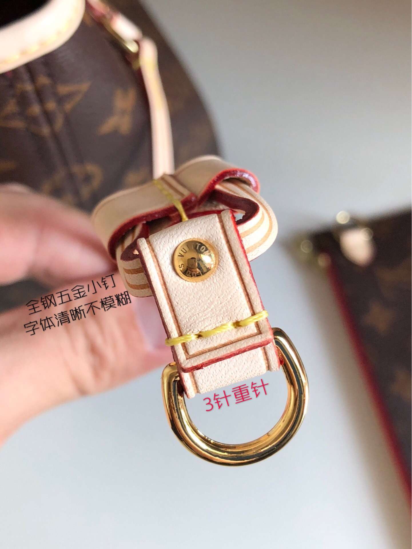 LV NEVERFULL 中号手袋购物袋 M41178 玫红内里
