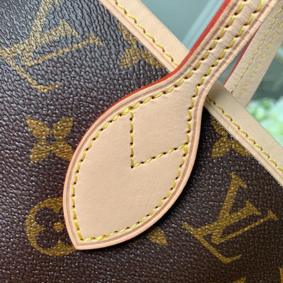 LV NEVERFULL 大号手袋购物袋 M41180 牡丹粉内里