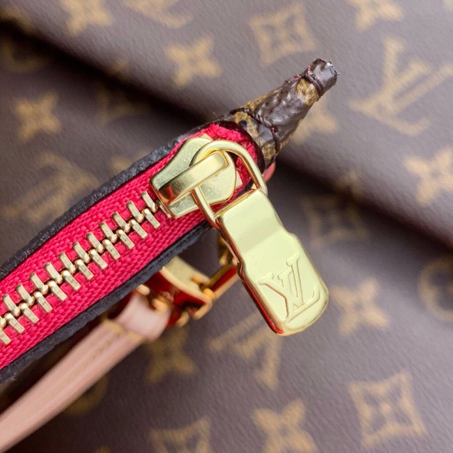 LV NEVERFULL 大号手袋购物袋 M41180 牡丹粉内里