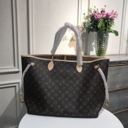 LV M40990 NEVERFULL 大号手袋购物袋 杏色内里