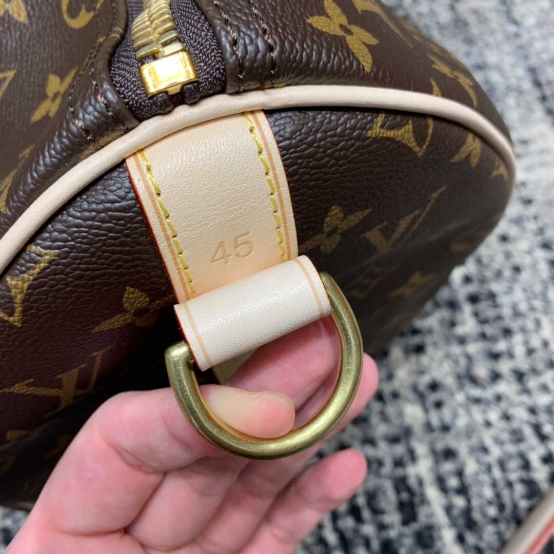 LV M41418 老花KEEPALL 45 旅行袋(配肩带)