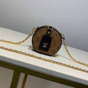 LV M68577 BOITE CHAPEAU 黄花圆饼链条包