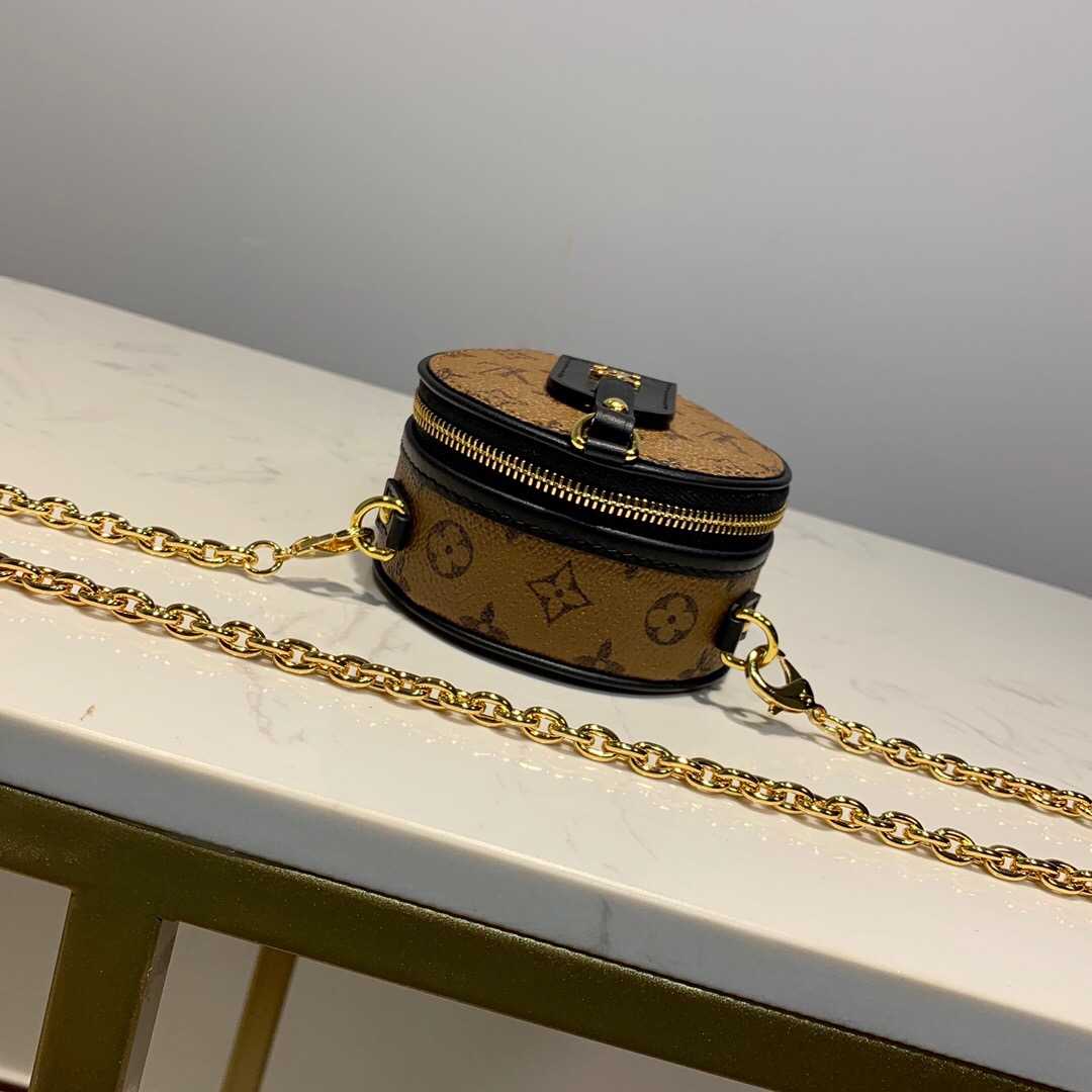 LV M68577 BOITE CHAPEAU 黄花圆饼链条包
