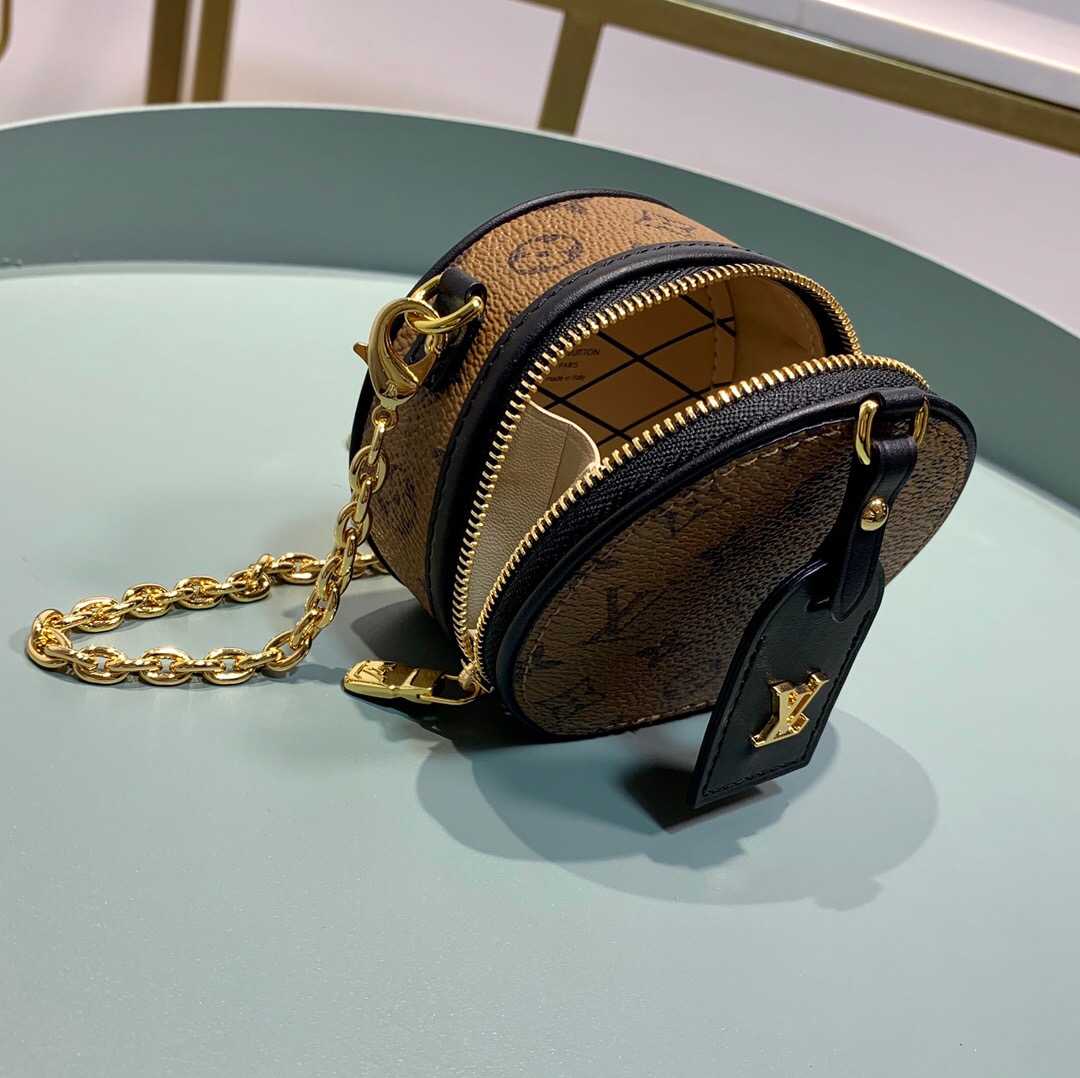 LV M68577 BOITE CHAPEAU 黄花圆饼链条包