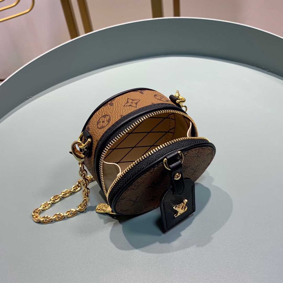 LV M68577 BOITE CHAPEAU 黄花圆饼链条包