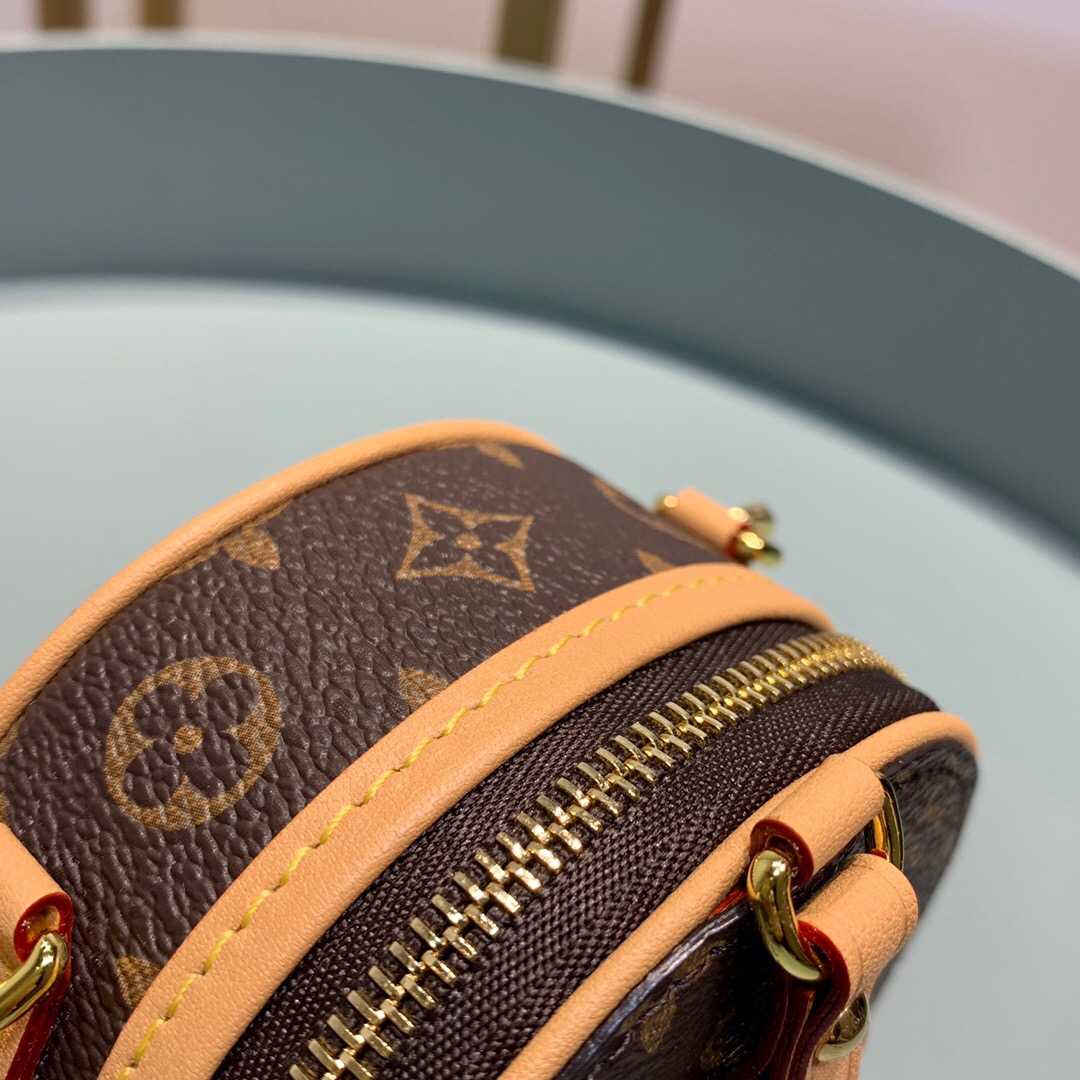 LV M68570 BOITE CHAPEAU 老花圆饼链条包