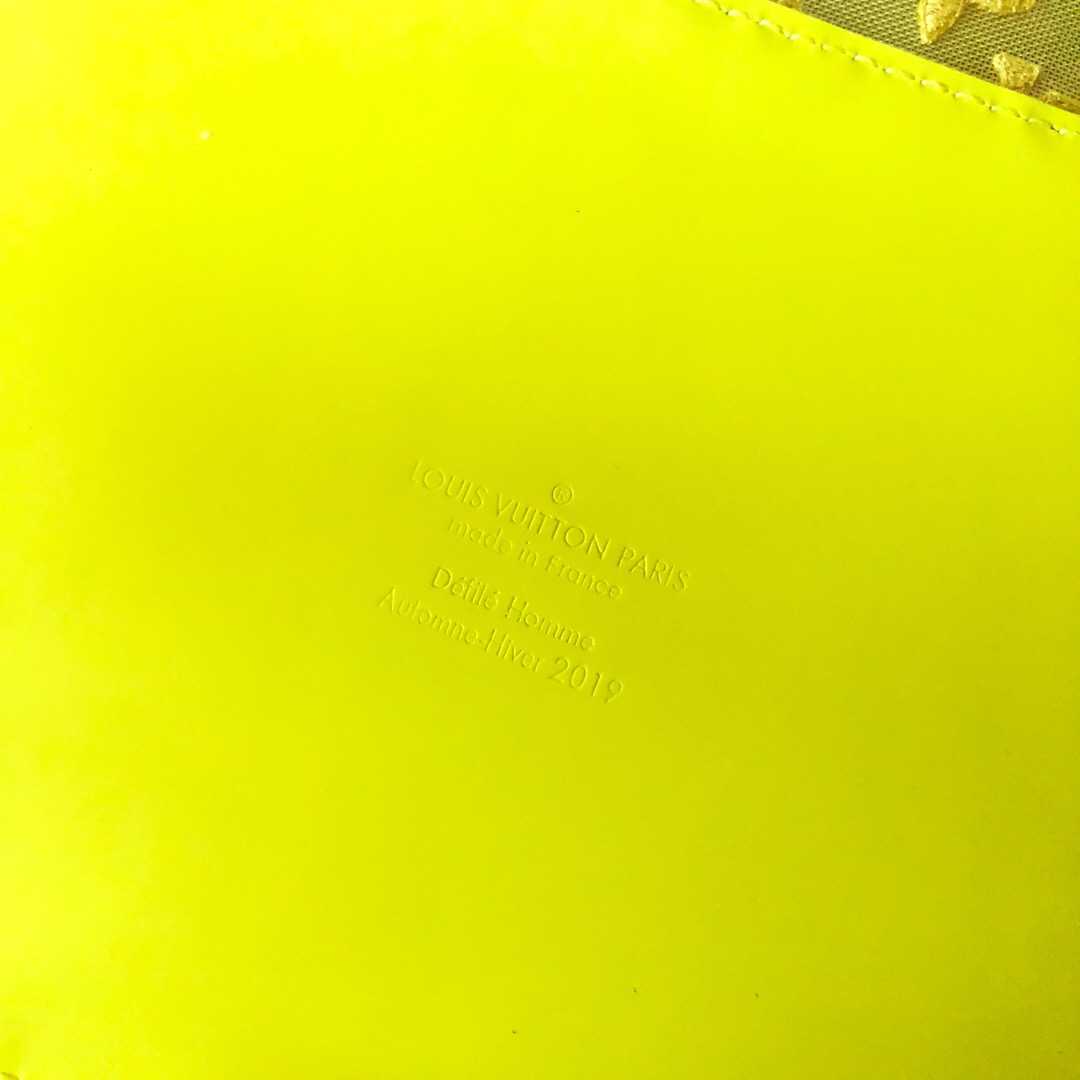 LV 柠檬黄 透明网纱蕾丝Keepall 50 旅行袋 M55380