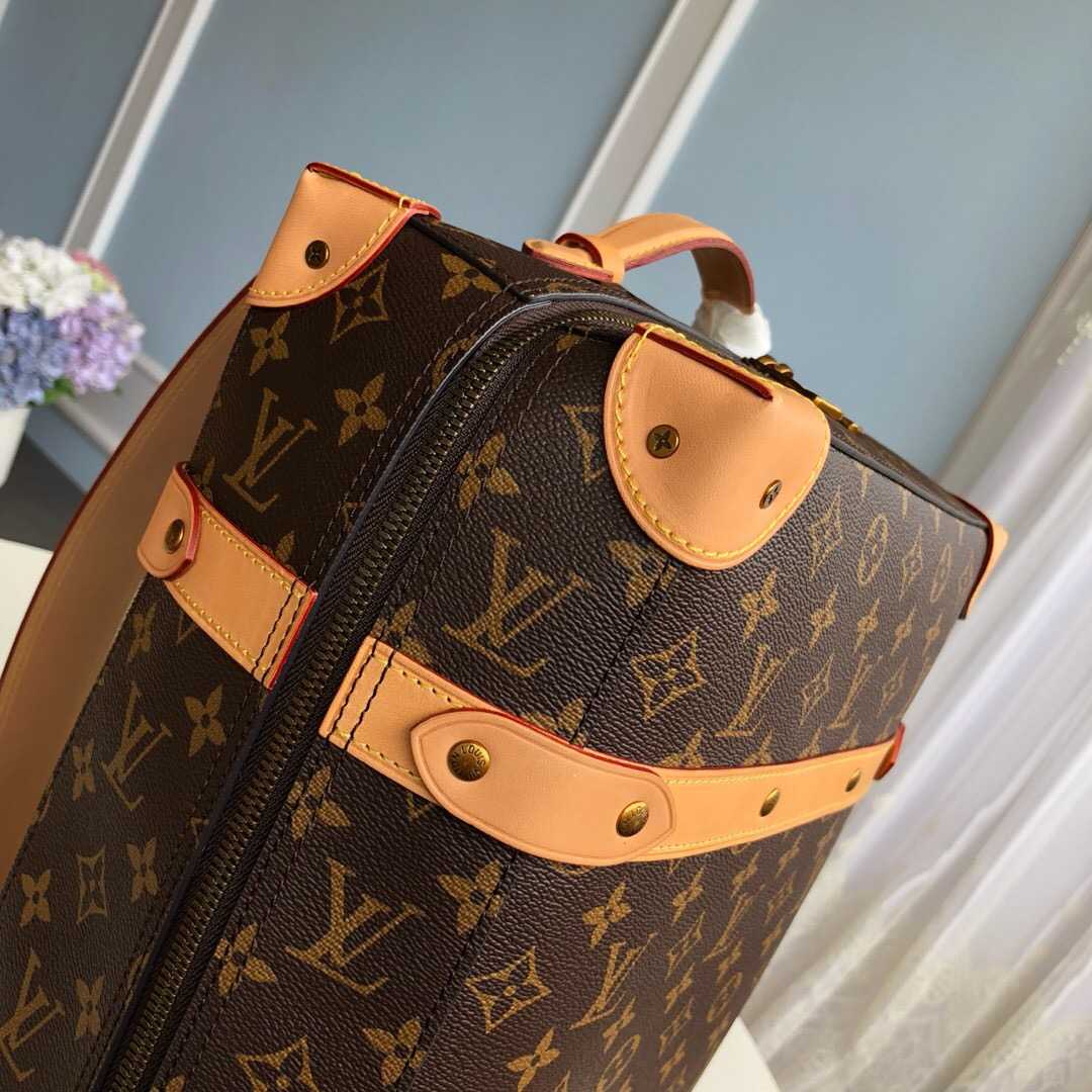LV 2019新款老花Soft Trunk小号双肩包 M44752