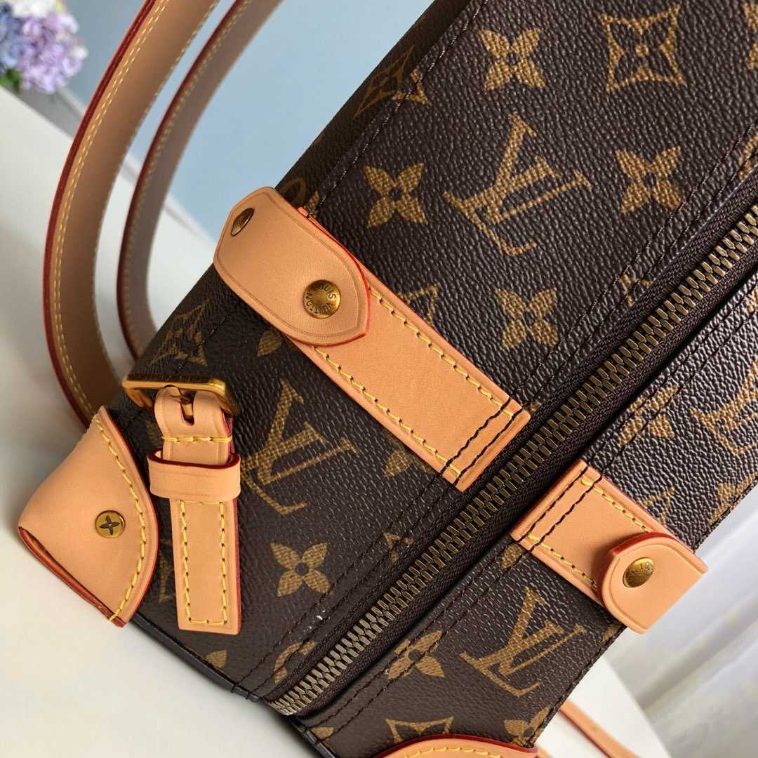 LV 2019新款老花Soft Trunk小号双肩包 M44752