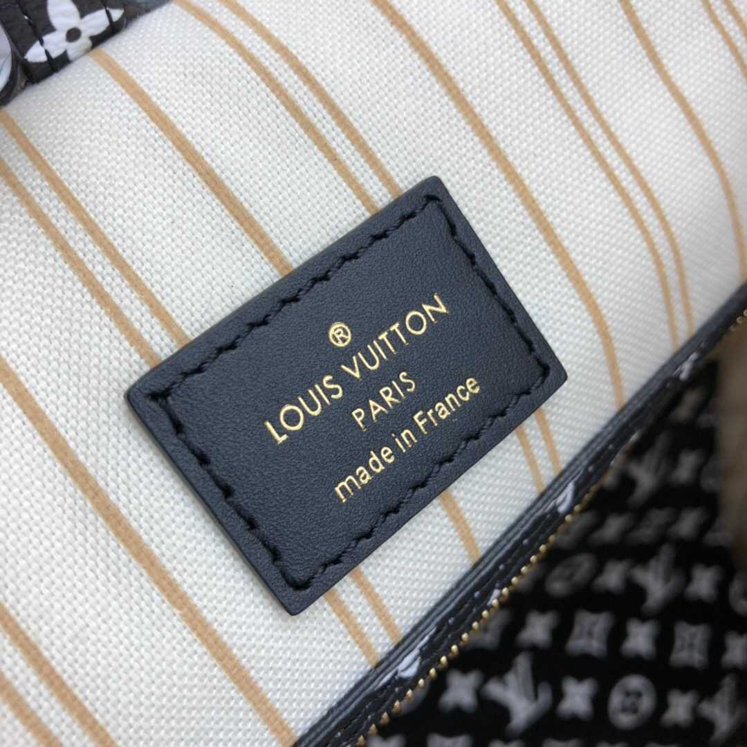 LV M44716 丛林系列豹纹新款Neverfull中号购物袋