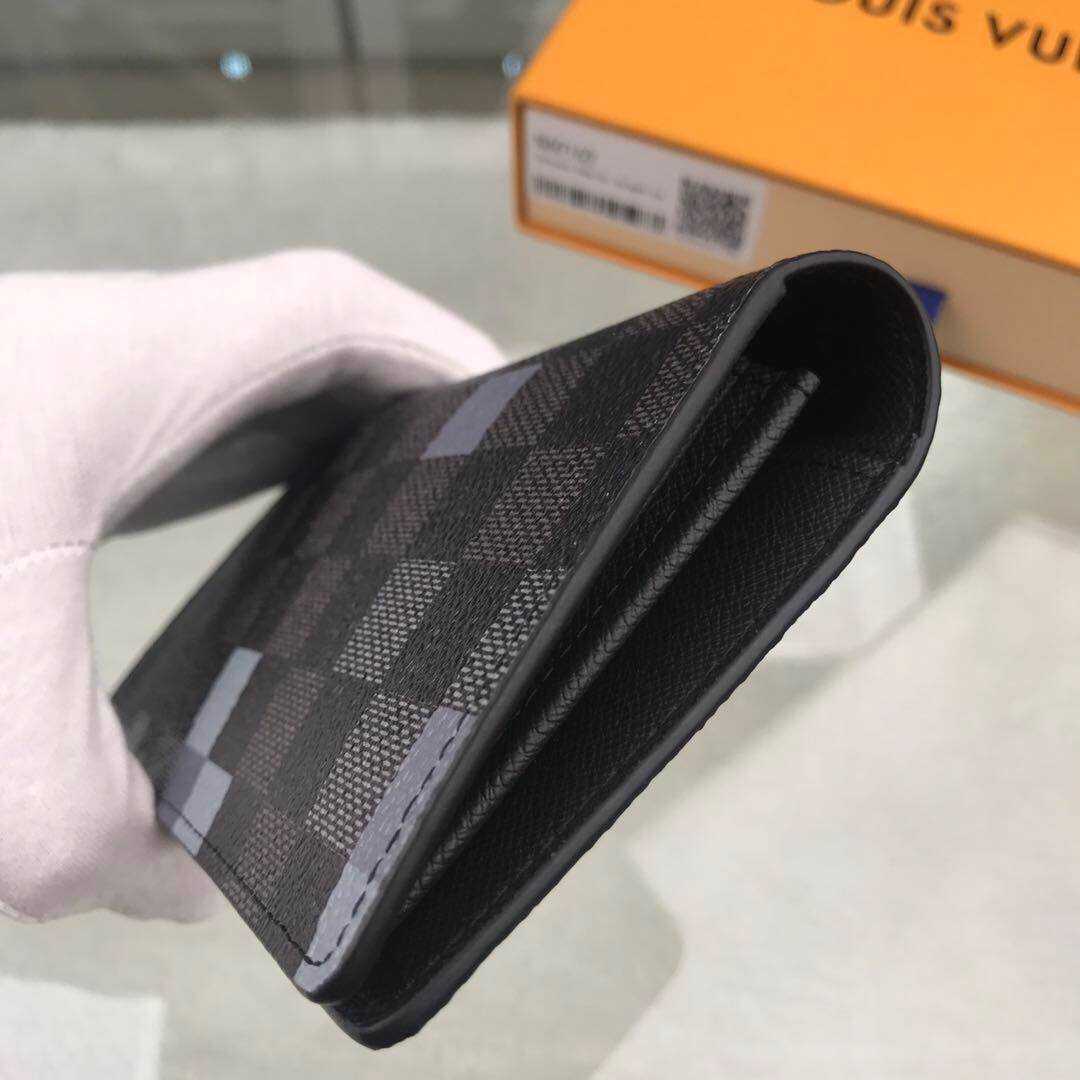 LV 2019新款棋盘格BRAZZA钱夹 N60163