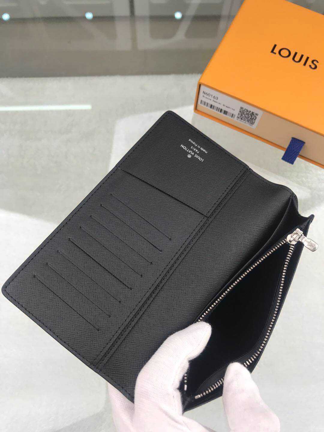 LV 2019新款棋盘格BRAZZA钱夹 N60163