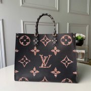 LV M44674 2019新款ONTHEGO非洲丛林大LOGO托特包