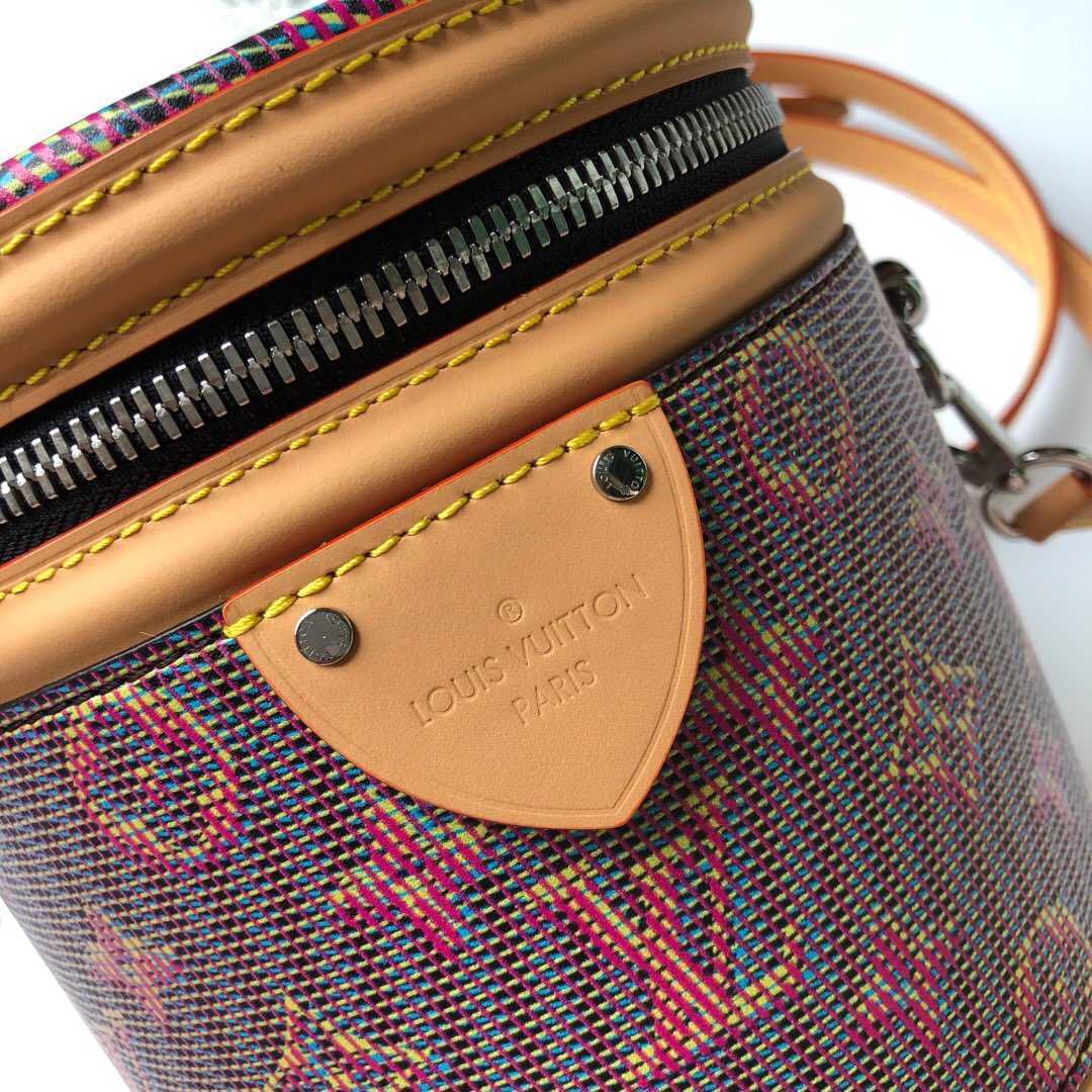 LV 2019新款CANNES 手袋 印花圆筒包 M55457