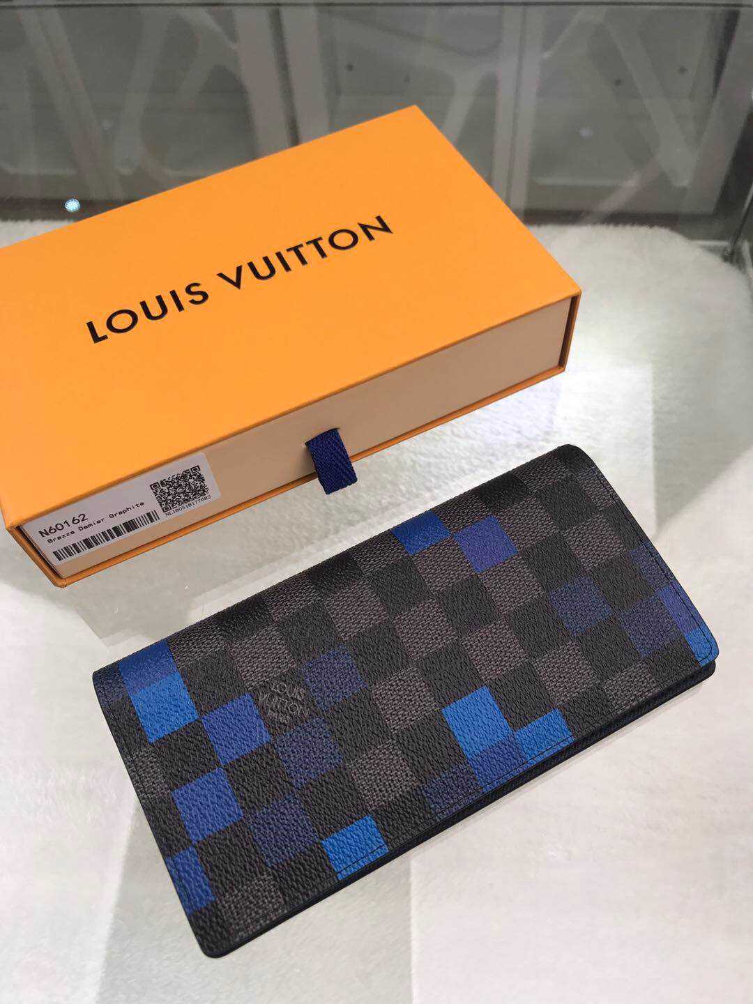 LV 2019新款棋盘格BRAZZA钱夹 N60162
