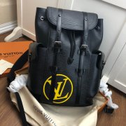 LV M55138 2019新款LV字母Epi皮革Christopher小号双肩包