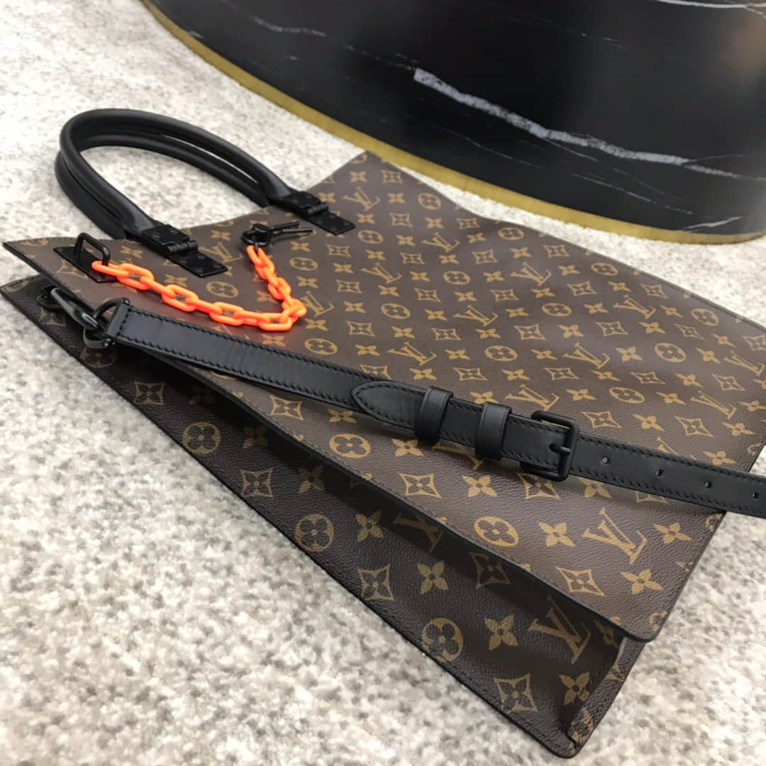 LOUIS VUITTON Tote Bag M44475 Sac Plat Virgil Abloh Monogram Solar