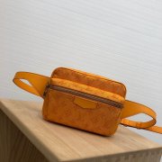 LV M44623 2019新款橙色牛仔布Outdoor腰包胸包