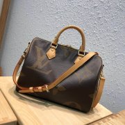 LV M44602 19新款大花Logo SPEEDY 30手袋 枕头包