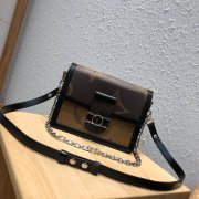 LV M44599 大花Logo Dauphine中号手袋 单肩斜挎链条包