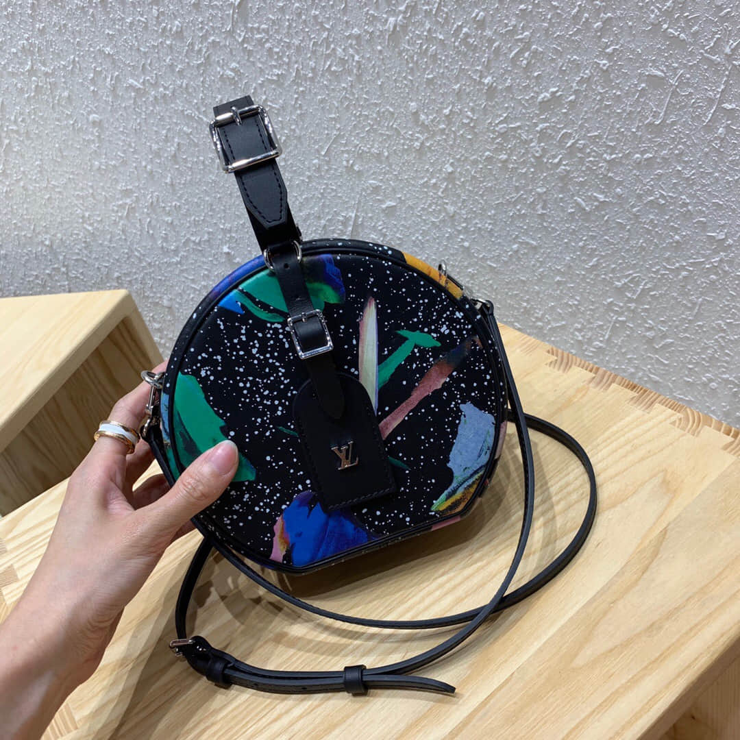 LV M53798 Petite Boîte Chapeau 帽盒形手袋 印花圆饼包