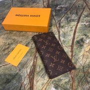 LV M66540 Brazza老花长款对折钱夹钱包