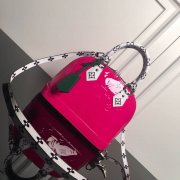 LV M90447 ALMA BB 手袋 压纹拼色漆皮贝壳包
