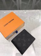 LV M62294 黑花Slender短款对折钱夹钱包
