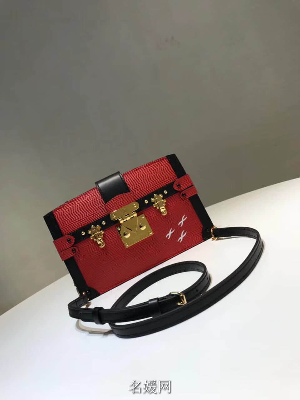 LV/路易威登 新款 TRUNK 拼色软盒子链条包单肩斜跨包女包 M51697