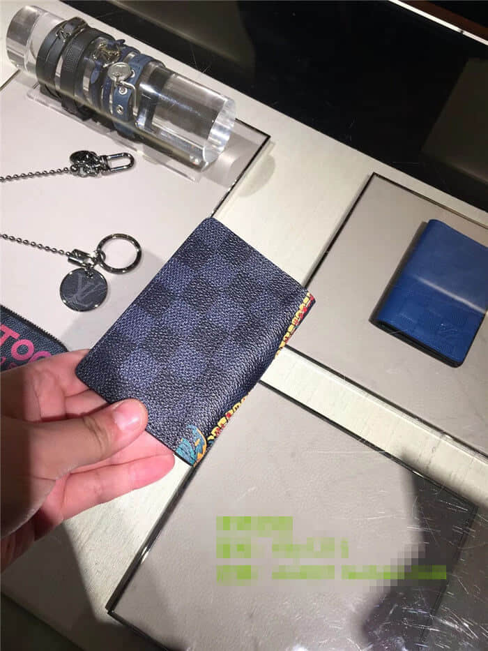 LV/路易威登 18新款 口袋钱夹 N63508 丛林主题棕榈树
