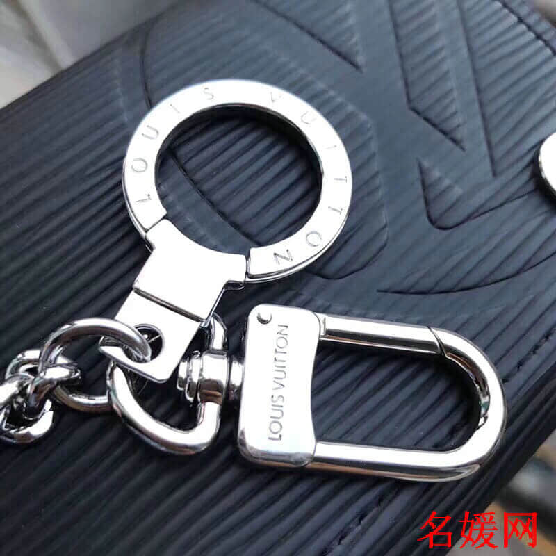LV/路易威登 圆形标志 Rivets Chain 钱夹/钥匙扣钱包 M63518