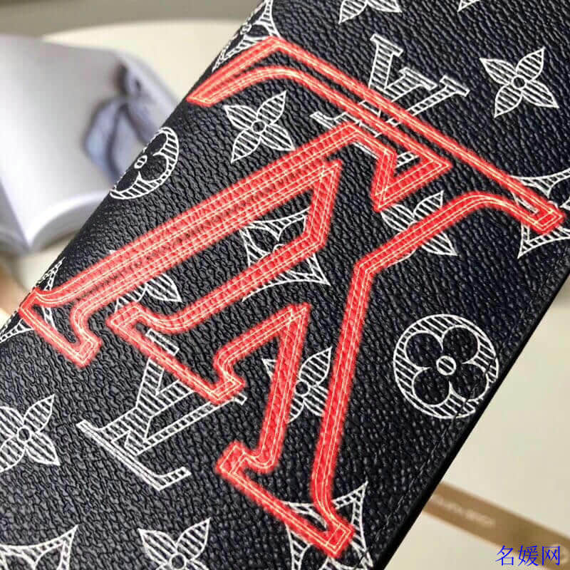 LV/路易威登 18新款 倒轉標誌Upside Down Brazza錢夾 M62893