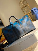 LV N40410 渐变棋盘格 Keepall 50 旅行袋