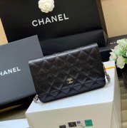 Chanel woc经典款Wallet on chain单肩斜挎链条包 A3381