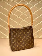 LV M51146 中古款中古老花looping中号单肩腋