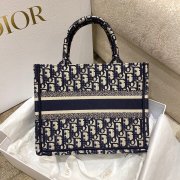 DIOR蓝色 M1265ZRIW Oblique印花小号Book Tote手袋