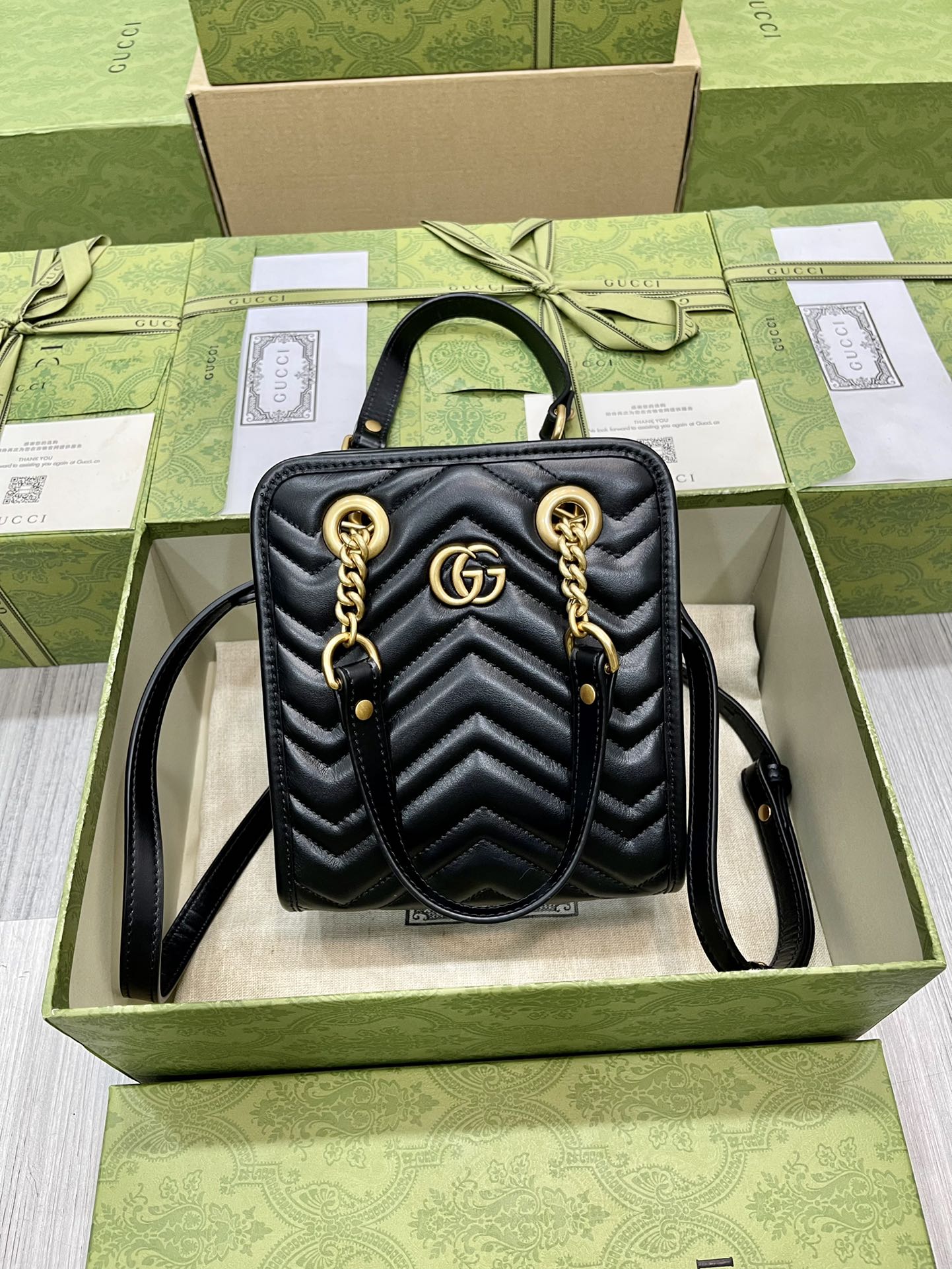 Gucci 696123 GG Marmont系列迷你手袋
